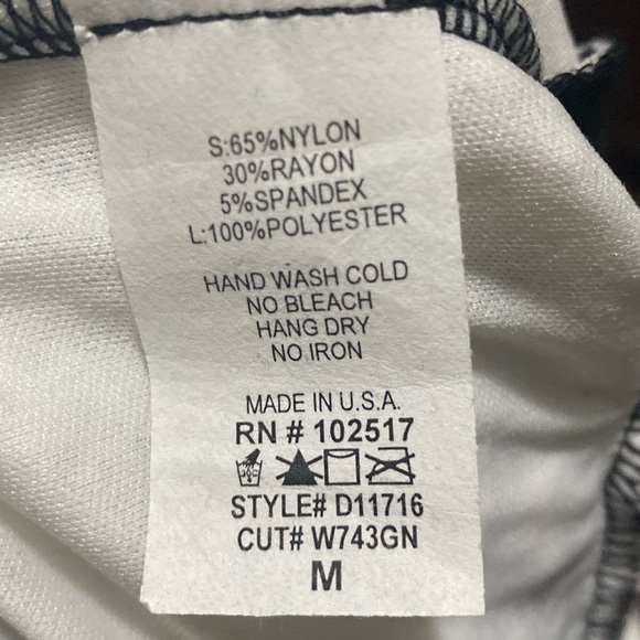 Black and White Striped Short Dress - Picture 3 of 3